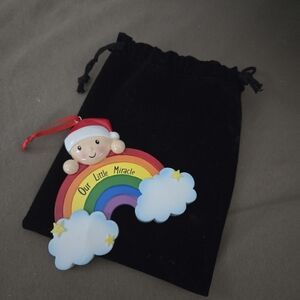 Rainbow Baby Ornament